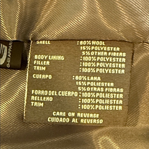 Kenneth Cole Reaction Navy Blue Wool Blend Jacket SZ L - Picture 3 of 16